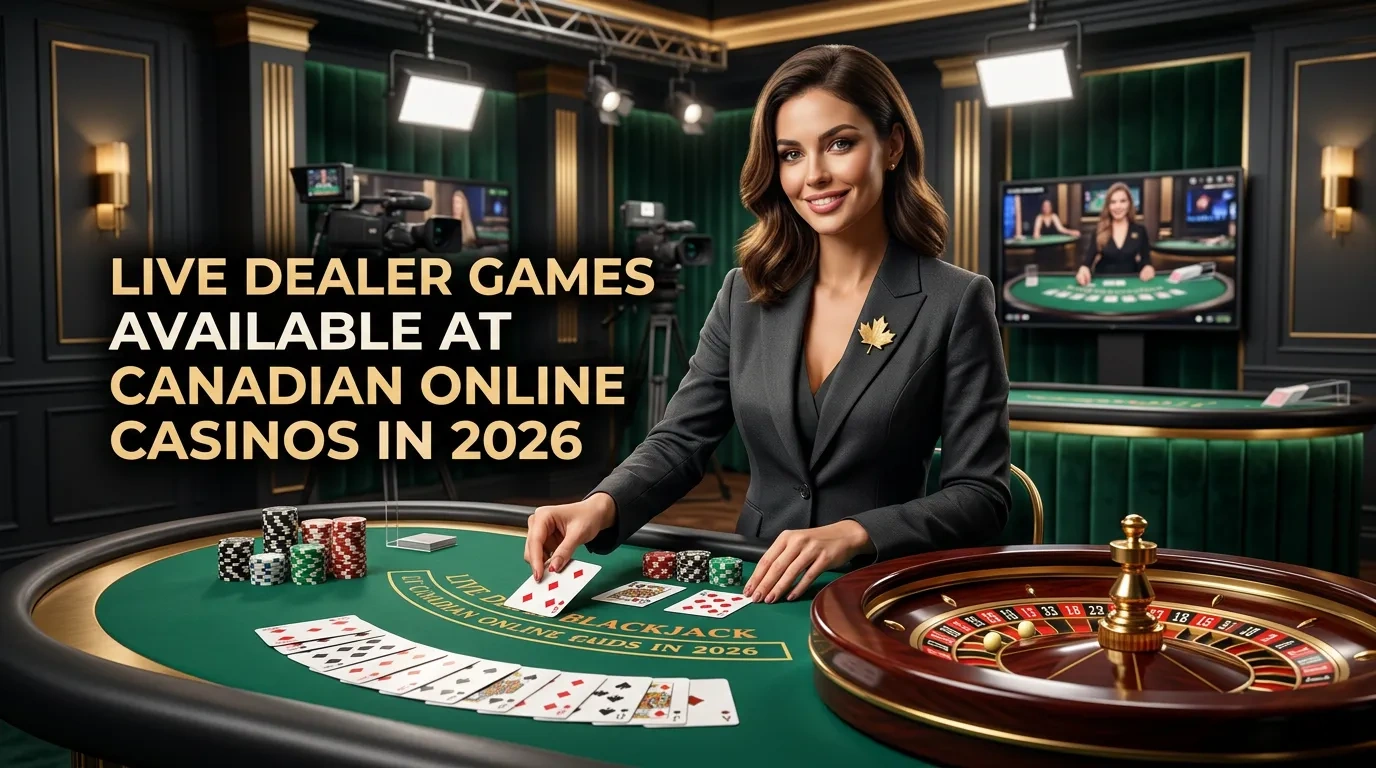 Live Dealer Games Available at Canadian Online Casinos